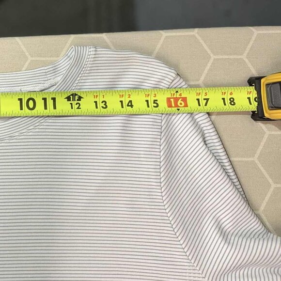 90 Degree Activewear Long Sleeve Striped Top, SIZE LARGE, Non-Slip - Picture 7 of 10